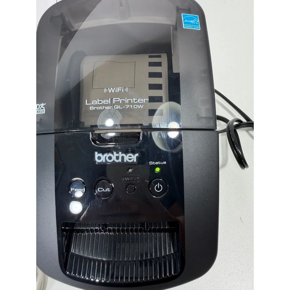 Brother QL-710W Wireless High-Speed Professional Thermal Label Printer Black Wh